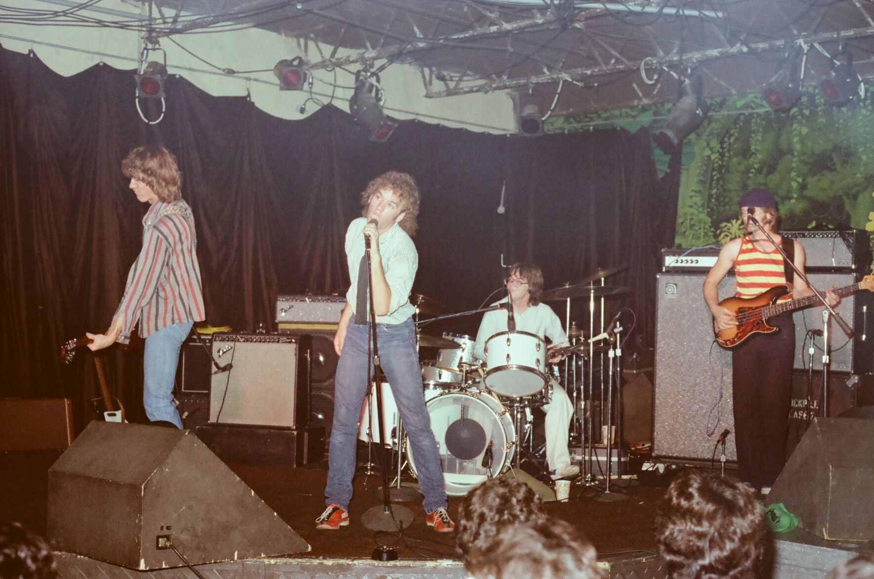 1 Joe Haynes, Michael Stipe, Jim Warchol, and Buddy Weber of Bad Habits, November 13, 1978 Photo by John Korst.jpg